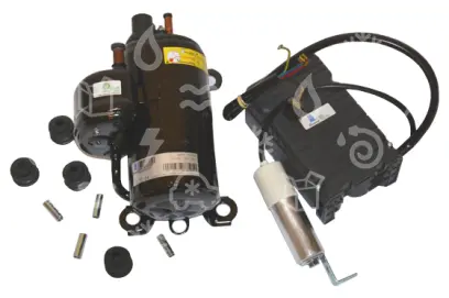 kompresor rotační horizontální Tecumseh HG4512Z (HGA4512Z), HBP - R404, 220